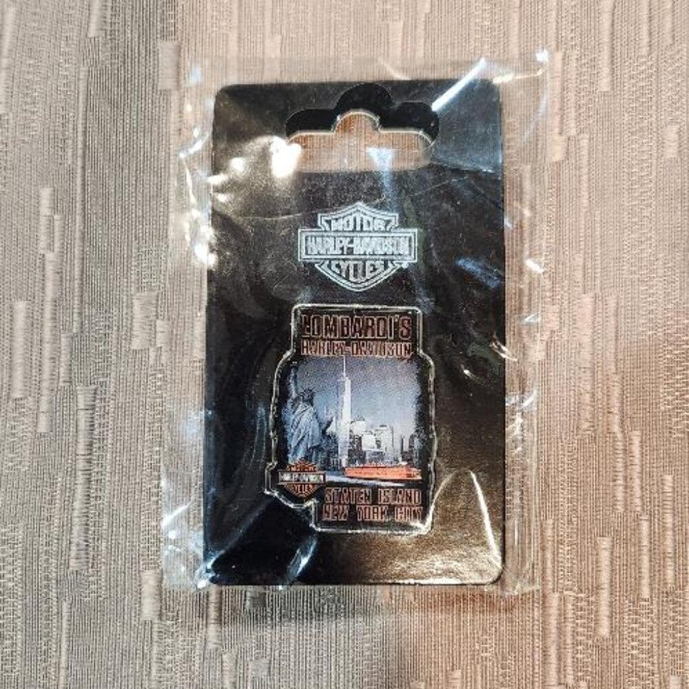 Harley-Davidson dealership pin for Lombardi's Harley-Davidson Staten Island NY